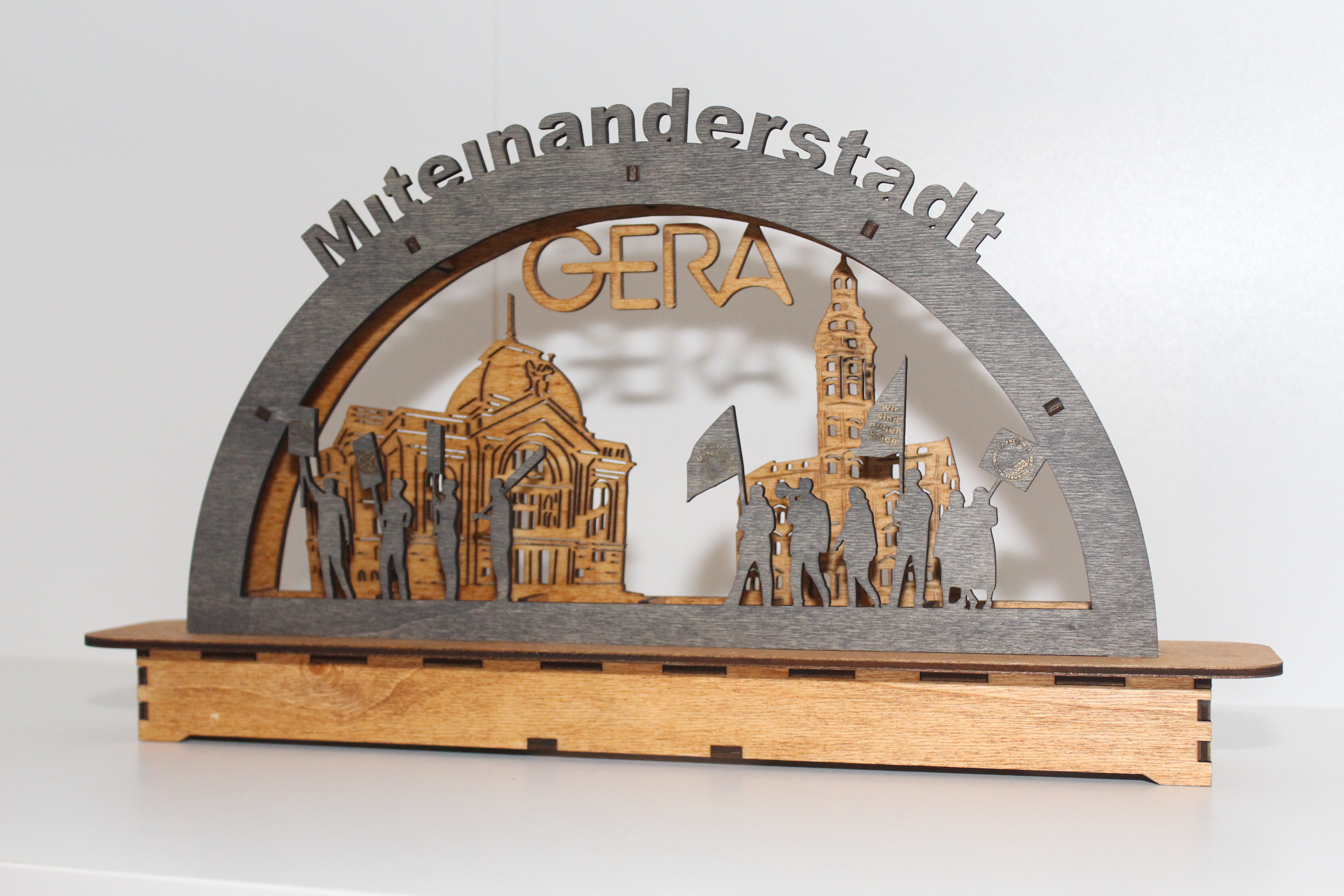 Miteinanderstadt Gera Schwibbogen